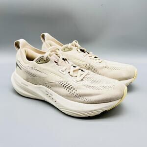 Brooks Shoes Womens 9 Beige Cream Glycerin 22 Running Cushioned Athletic Sneaker